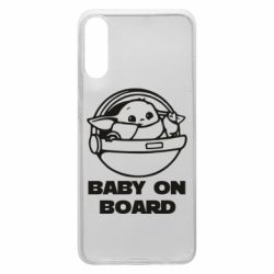 Чехол для Samsung A70 Вaby on board - PrintSalon
