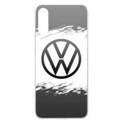 Чохол для Samsung A70 Volkswagen logo and grunge - PrintSalon