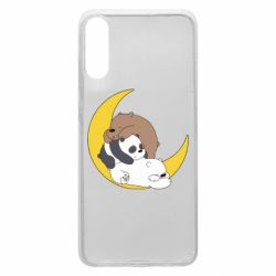 Чехол для Samsung A70 We bare bears sleep - PrintSalon