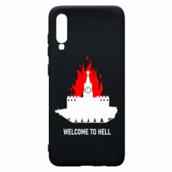 Чехол для Samsung A70 Welcome to Hell - PrintSalon