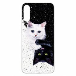 Чехол для Samsung A70 Yin and Yang cats - PrintSalon