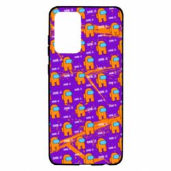 Чехол для Samsung A72 5G Among Us and grunge background - PrintSalon