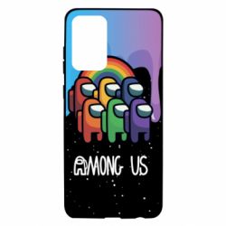 Чехол для Samsung A72 5G Among Us art paints - PrintSalon
