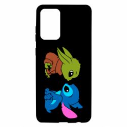 Чехол для Samsung A72 5G Baby Yoda And Stitch - PrintSalon