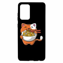 Чехол для Samsung A72 5G Cat and Ramen - PrintSalon