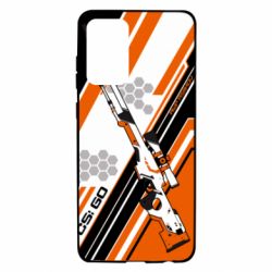 Чохол для Samsung A72 5G CS: GO AWP Asiimov Skin - PrintSalon