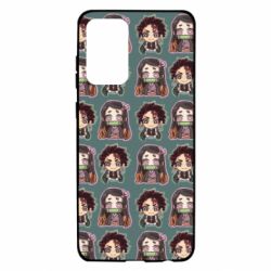 Чехол для Samsung A72 5G Cute Tanjiro with Nezuko - PrintSalon