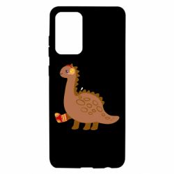 Чехол для Samsung A72 5G Dinosaur in sock - PrintSalon