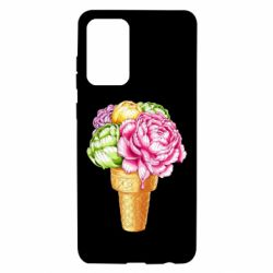 Чехол для Samsung A72 5G Ice cream flowers - PrintSalon