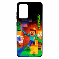 Чехол для Samsung A72 5G Майнкрафт - PrintSalon