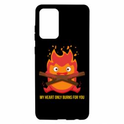 Чехол для Samsung A72 5G MY HEART ONLY  BURNS FOR YOU - PrintSalon