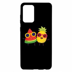 Чехол для Samsung A72 5G Pineapple with watermelon - PrintSalon