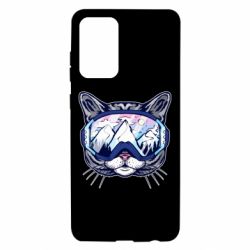 Чехол для Samsung A72 5G Snowboard Cat - PrintSalon