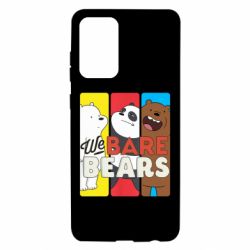 Чехол для Samsung A72 5G We bare bears collage - PrintSalon