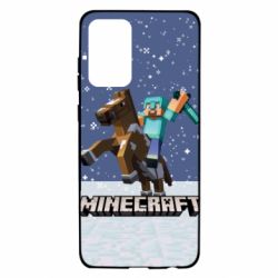 Чохол для Samsung A72 5G Зимовий Майнкрафт - PrintSalon