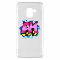 Чехол для Samsung A8 2018 А4 Граффити - PrintSalon