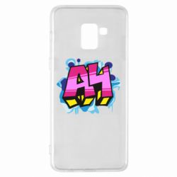 Чехол для Samsung A8+ 2018 А4 Граффити - PrintSalon