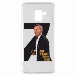 Чехол для Samsung A8+ 2018 Агент 007 Не Время Умирать - PrintSalon