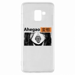 Чехол для Samsung A8+ 2018 Ахегао Аниме
