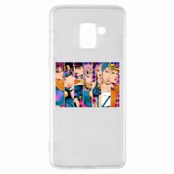 Чехол для Samsung A8+ 2018 All Main Characters - PrintSalon