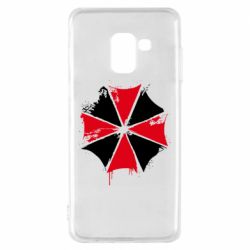 Чохол для Samsung A8 2018 Амбрела арт бризки - PrintSalon