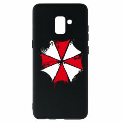 Чохол для Samsung A8+ 2018 Амбрела арт бризки - PrintSalon