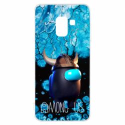 Чохол для Samsung A8 2018 Among us Viking - PrintSalon