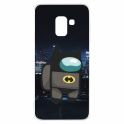 Чехол для Samsung A8 2018 Among Us - Batman in the city - PrintSalon
