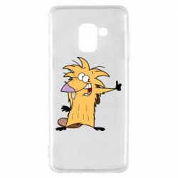 Чехол для Samsung A8 2018 Angry Beavers: Norbert - PrintSalon