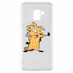 Чехол для Samsung A8+ 2018 Angry Beavers: Norbert - PrintSalon