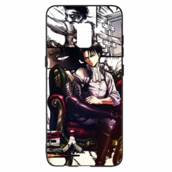 Чохол для Samsung A8+ 2018 Attack on Titan Кapral Levi - PrintSalon