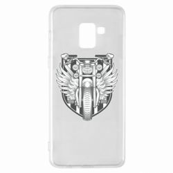 Чехол для Samsung A8+ 2018 Bike Shield Art - PrintSalon