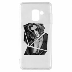 Чехол для Samsung A8 2018 Black and white Damiano - PrintSalon