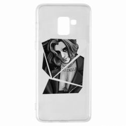 Чехол для Samsung A8+ 2018 Black and white Damiano - PrintSalon