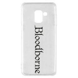 Чехол для Samsung A8 2018 Bloodborne logo-PrintSalon Чехол для Samsung A8 2018 Bloodborne logo