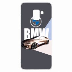 Чехол для Samsung A8+ 2018 BMW Concept i4 - PrintSalon