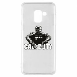 Чохол для Samsung A8 2018 Боєць CoD - PrintSalon