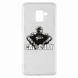 Чохол для Samsung A8+ 2018 Боєць CoD - PrintSalon