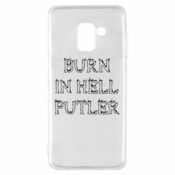 Чехол для Samsung A8 2018 Born in Hell Putin - PrintSalon
