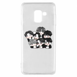 Чохол для Samsung A8 2018 BTS Cute Art - PrintSalon