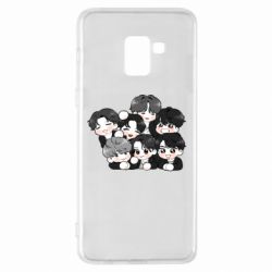 Чохол для Samsung A8+ 2018 BTS Cute Art - PrintSalon