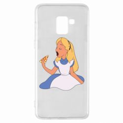 Чехол для Samsung A8+ 2018 Chinerella Pizza - PrintSalon