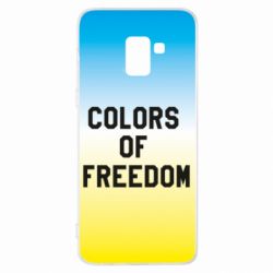 Чехол для Samsung A8+ 2018 Colors of our freedom - PrintSalon
