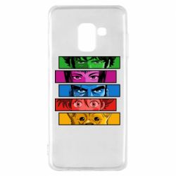 Чехол для Samsung A8 2018 Cowboy Bebop Eyes
