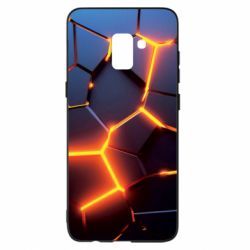 Чохол для Samsung A8+ 2018 Cracked Blocks - PrintSalon