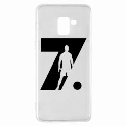 Чехол для Samsung A8+ 2018 Cristiano Ronaldo Silhouette Art - PrintSalon