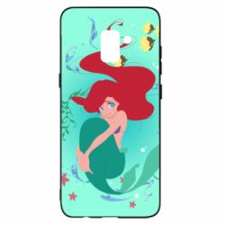 Чохол для Samsung A8+ 2018 Cute and shy Ariel - PrintSalon