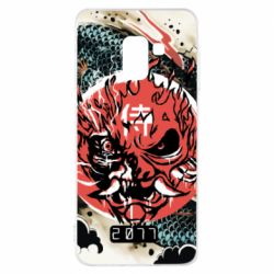 Чохол для Samsung A8 2018 Cyberpunk 2077 Dragon - PrintSalon