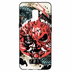 Чохол для Samsung A8+ 2018 Cyberpunk 2077 Dragon - PrintSalon