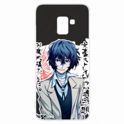 Чехол для Samsung A8+ 2018 Dazai Osamu - PrintSalon